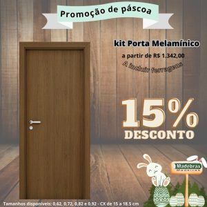 Promoção: Kit porta melamínico