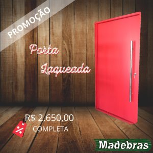 PROMOÇÃO: Porta laqueada